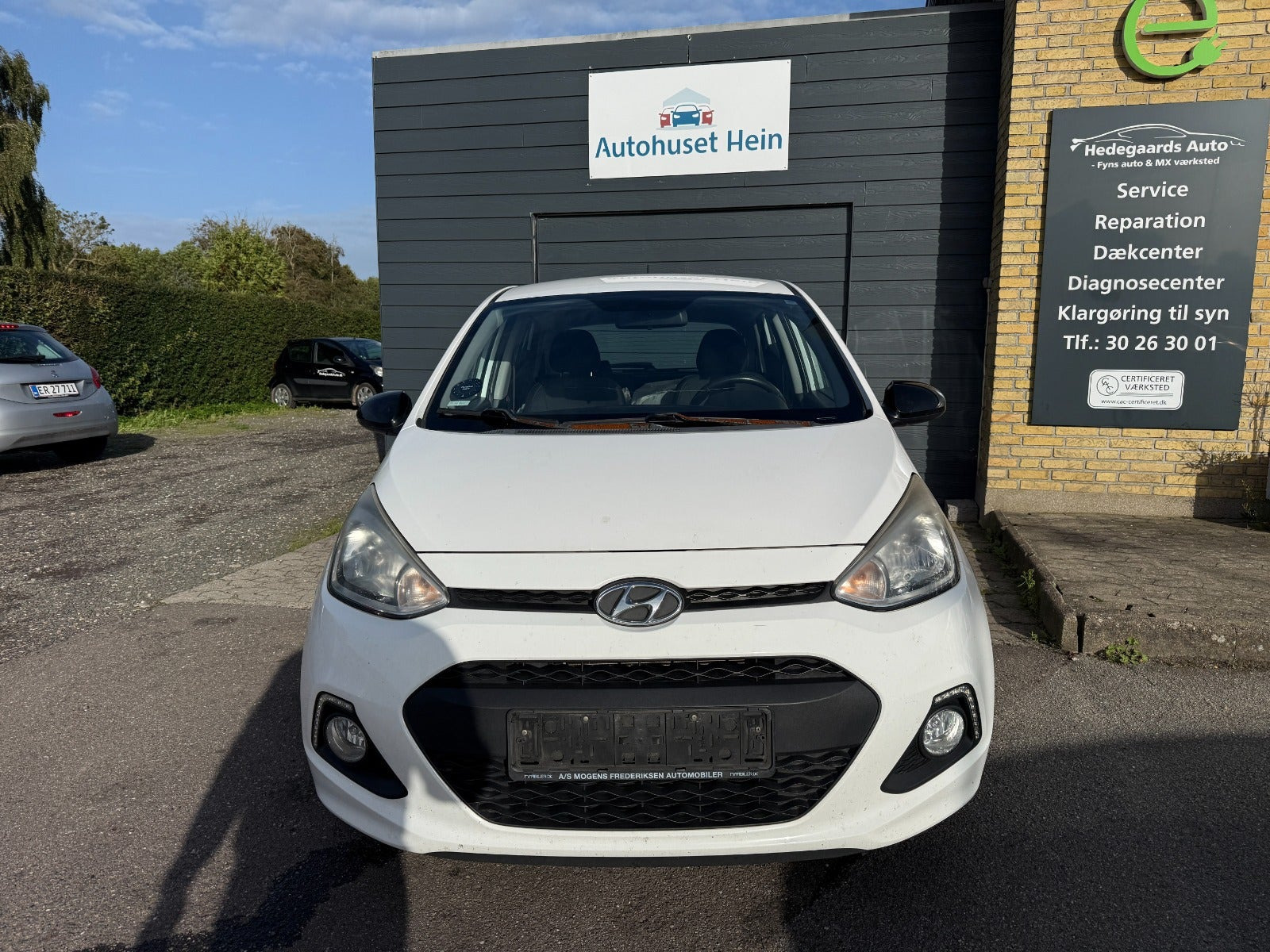 Hvid Hyundai i10 fra 2015