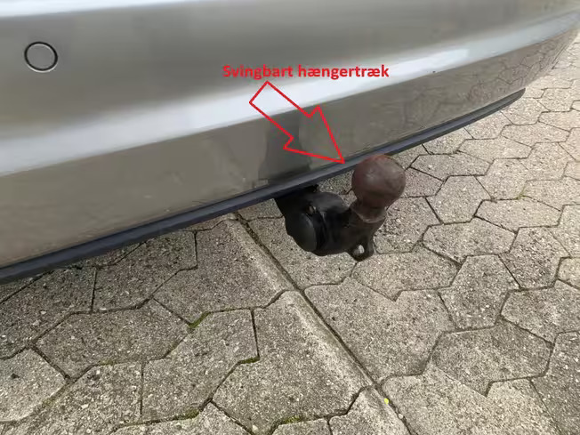 Grå VW Golf Sportsvan fra 2017