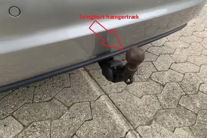 Grå VW Golf Sportsvan fra 2017