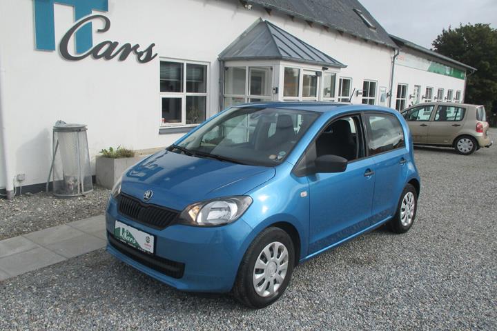 Blå Skoda Citigo fra 2016