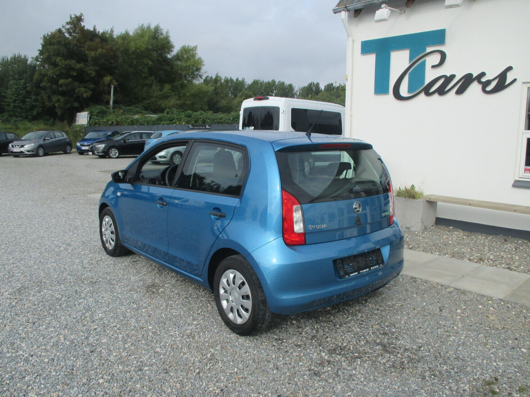 Blå Skoda Citigo fra 2016