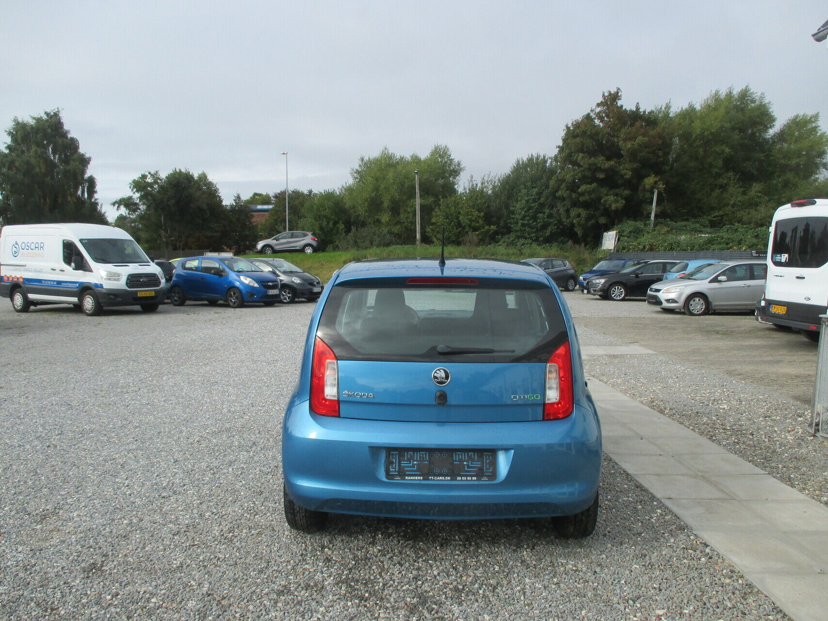 Blå Skoda Citigo fra 2016