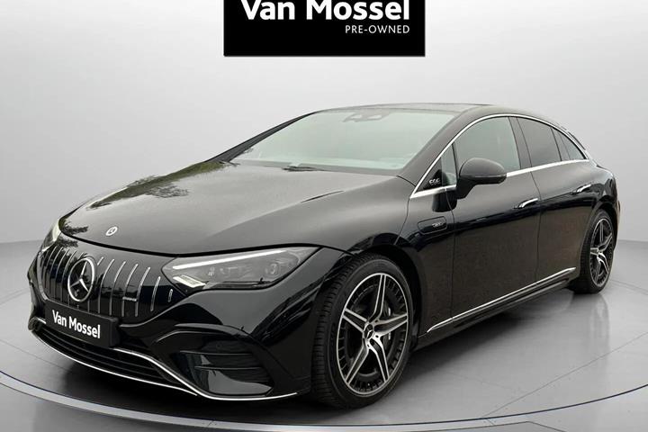 Sort Mercedes EQE 43 AMG fra 2023