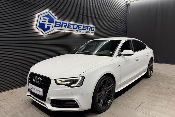 Hvid Audi A5 fra 2016