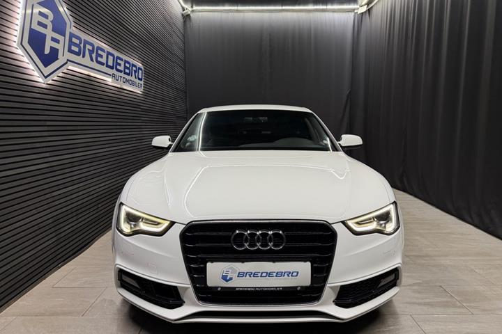 Hvid Audi A5 fra 2016