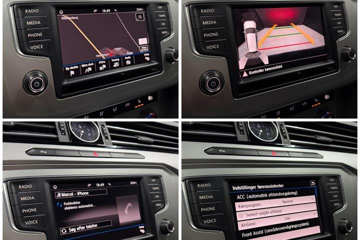 Sort VW Passat fra 2016
