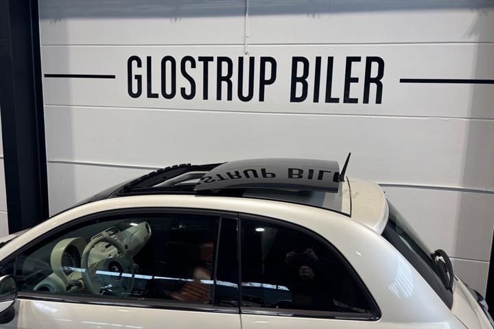 Hvid Fiat 500 fra 2014