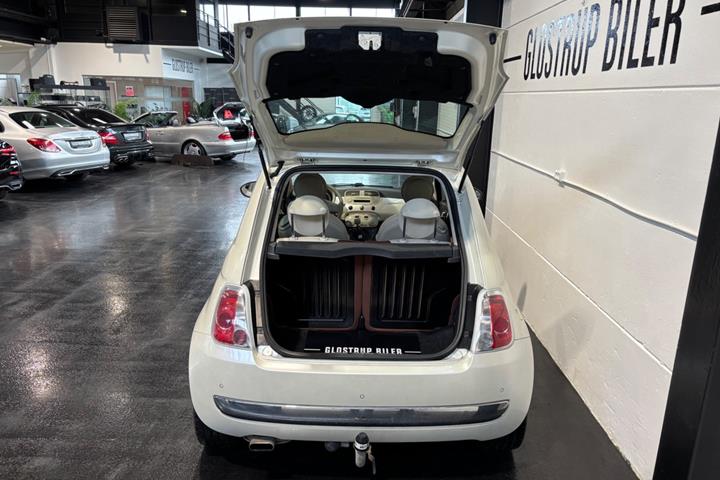 Hvid Fiat 500 fra 2014