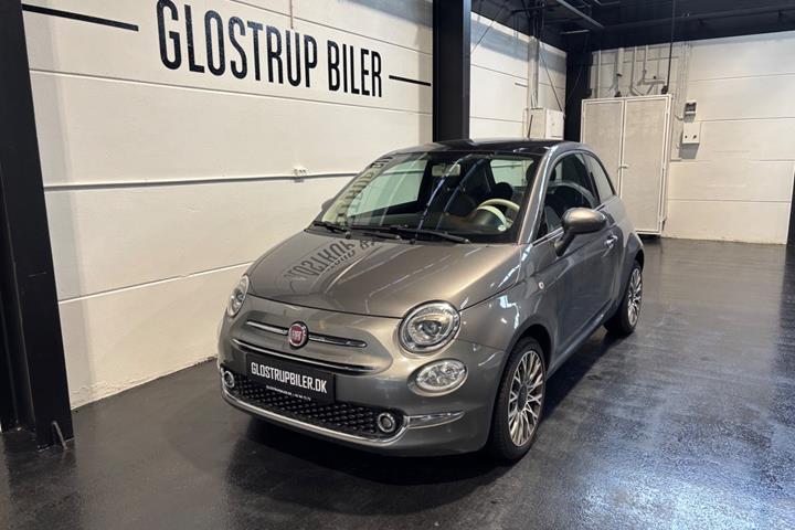 Grå Fiat 500 fra 2020