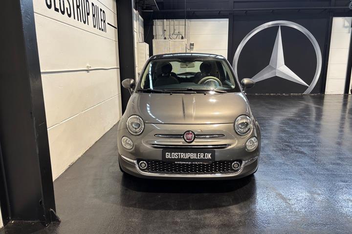 Grå Fiat 500 fra 2020