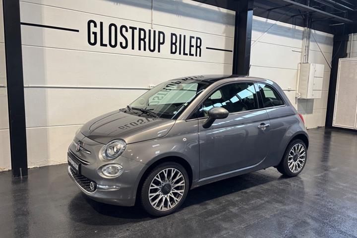 Grå Fiat 500 fra 2020