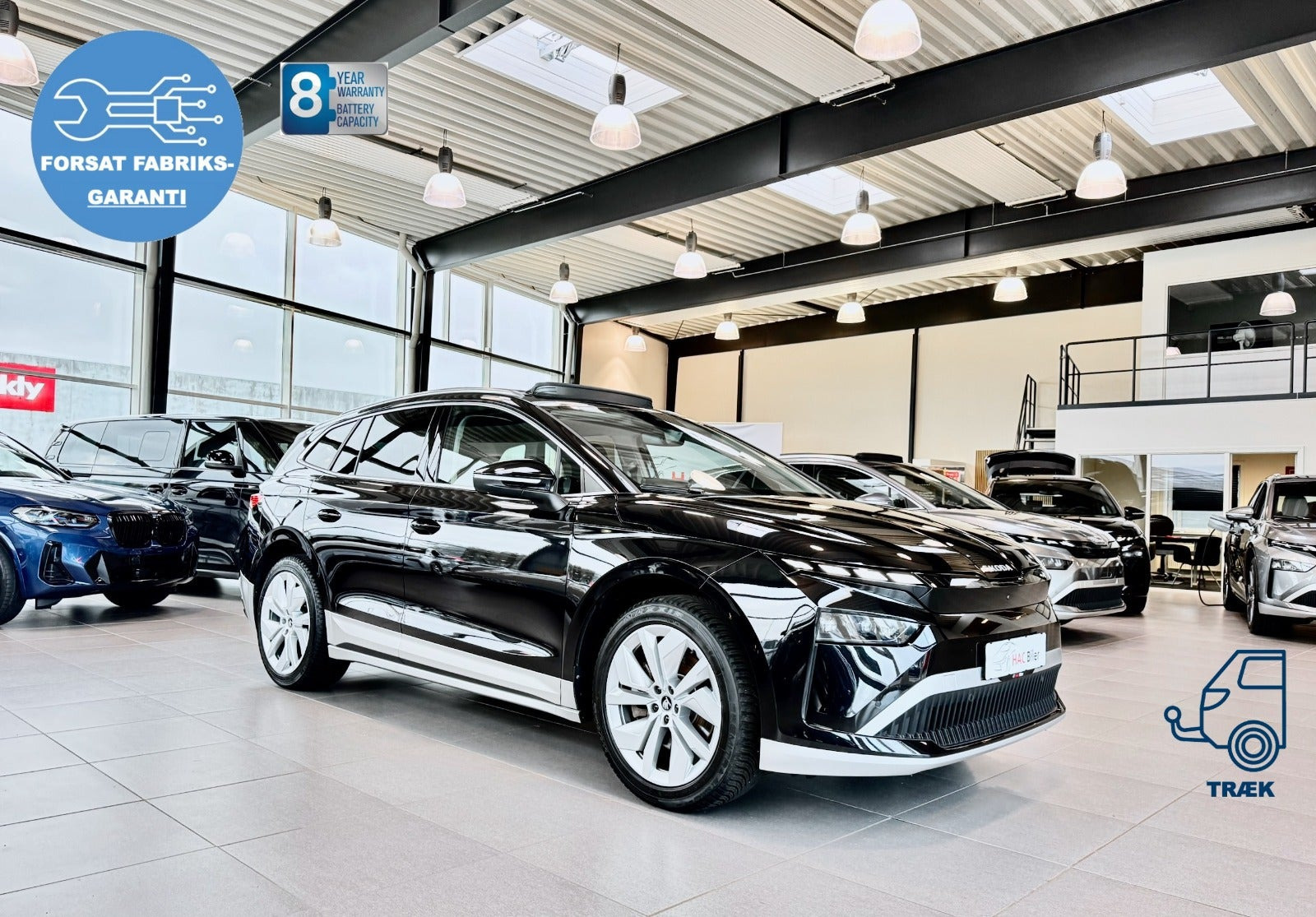 Sort Skoda Enyaq fra 2026