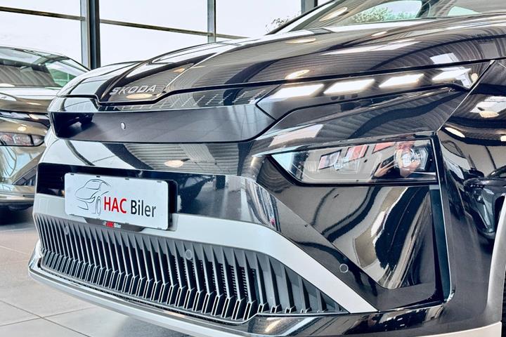 Sort Skoda Enyaq fra 2026