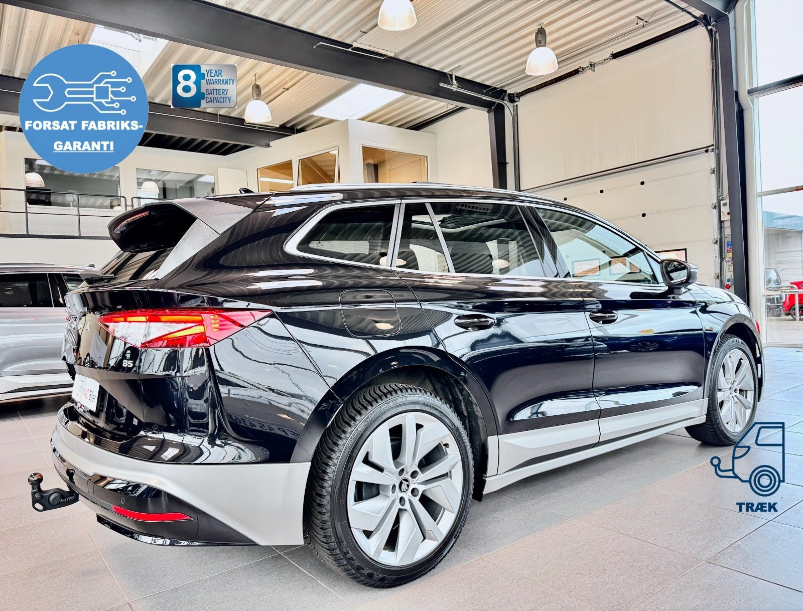 Sort Skoda Enyaq fra 2026
