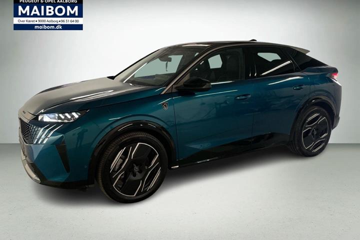 Grøn Peugeot e-3008 fra 2024