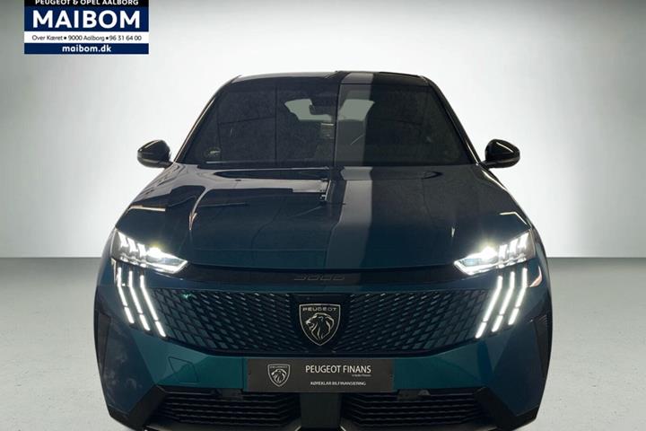 Grøn Peugeot e-3008 fra 2024