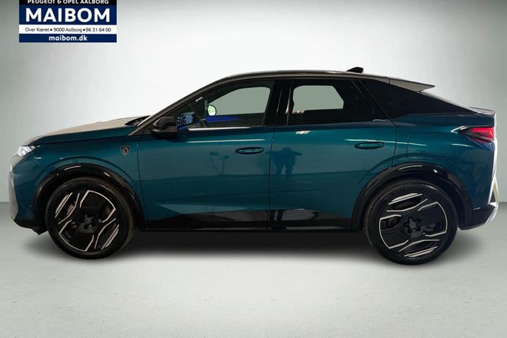 Grøn Peugeot e-3008 fra 2024