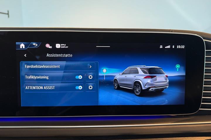 Sort Mercedes GLE350 de fra 2024