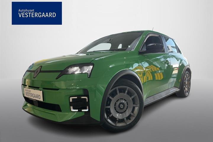 Grøn Renault 5 E-Tech fra 2025
