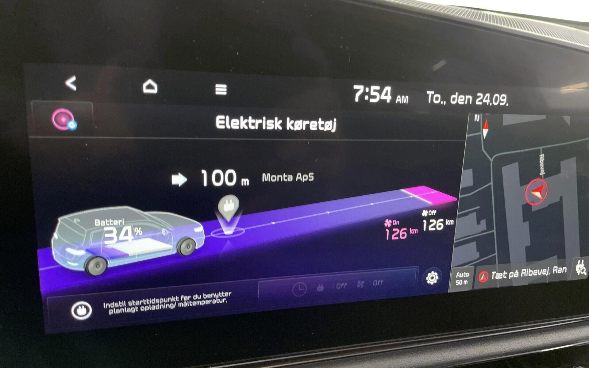 Hvid Kia Niro EV fra 2023