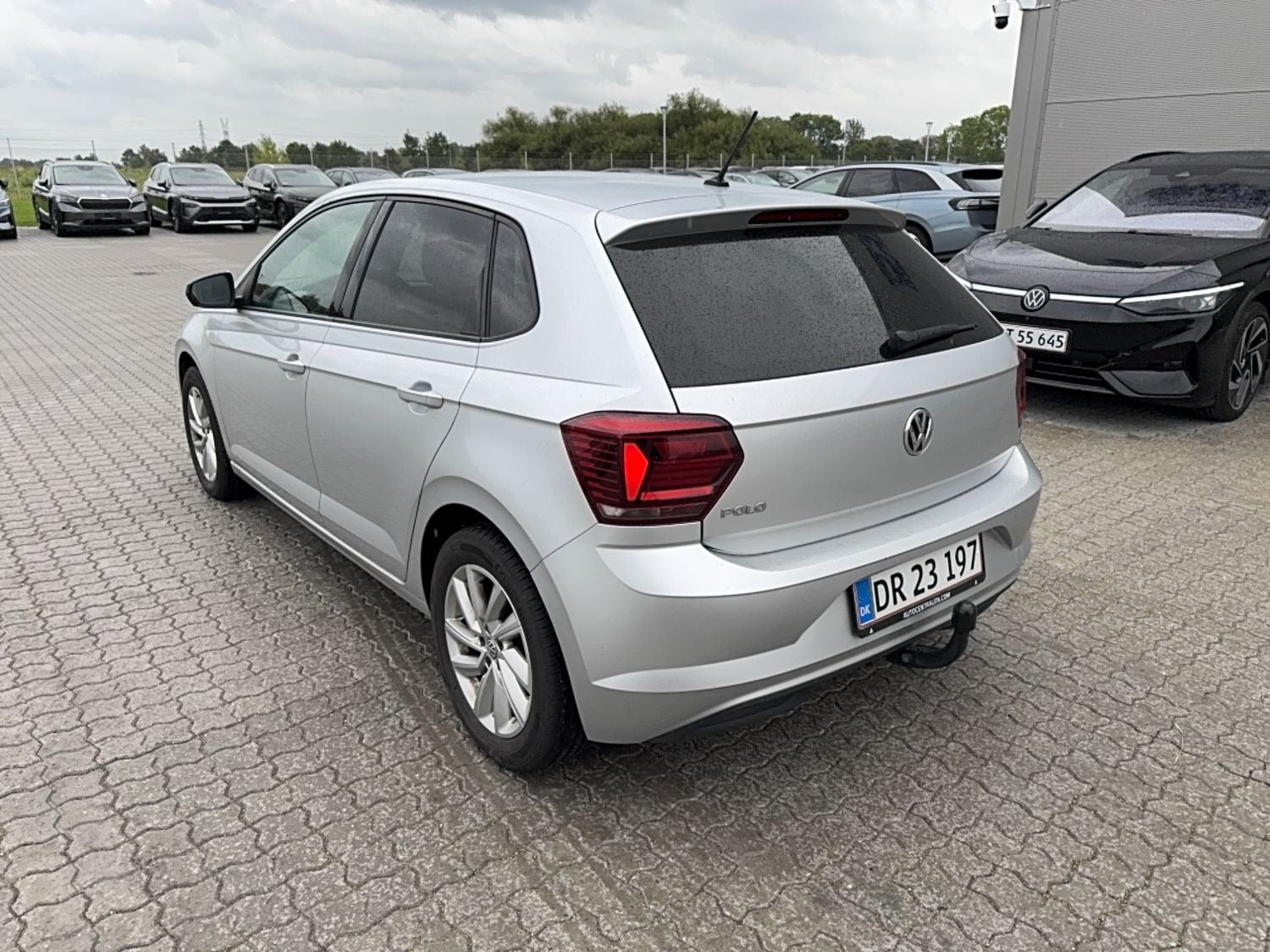 Sølv VW Polo fra 2019