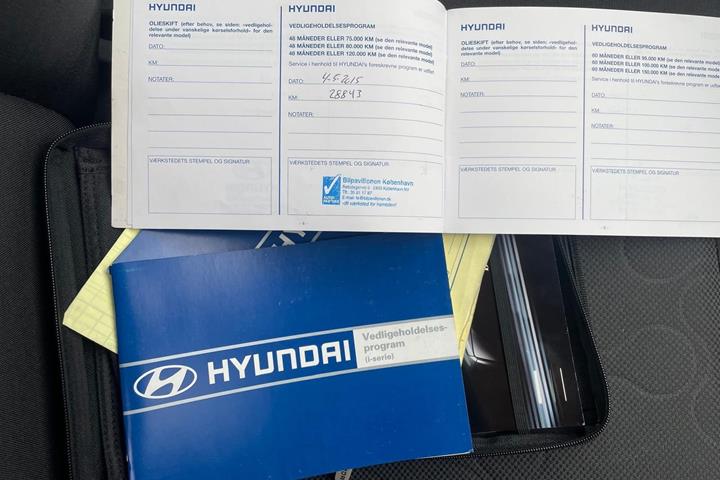 Grøn Hyundai i20 fra 2011
