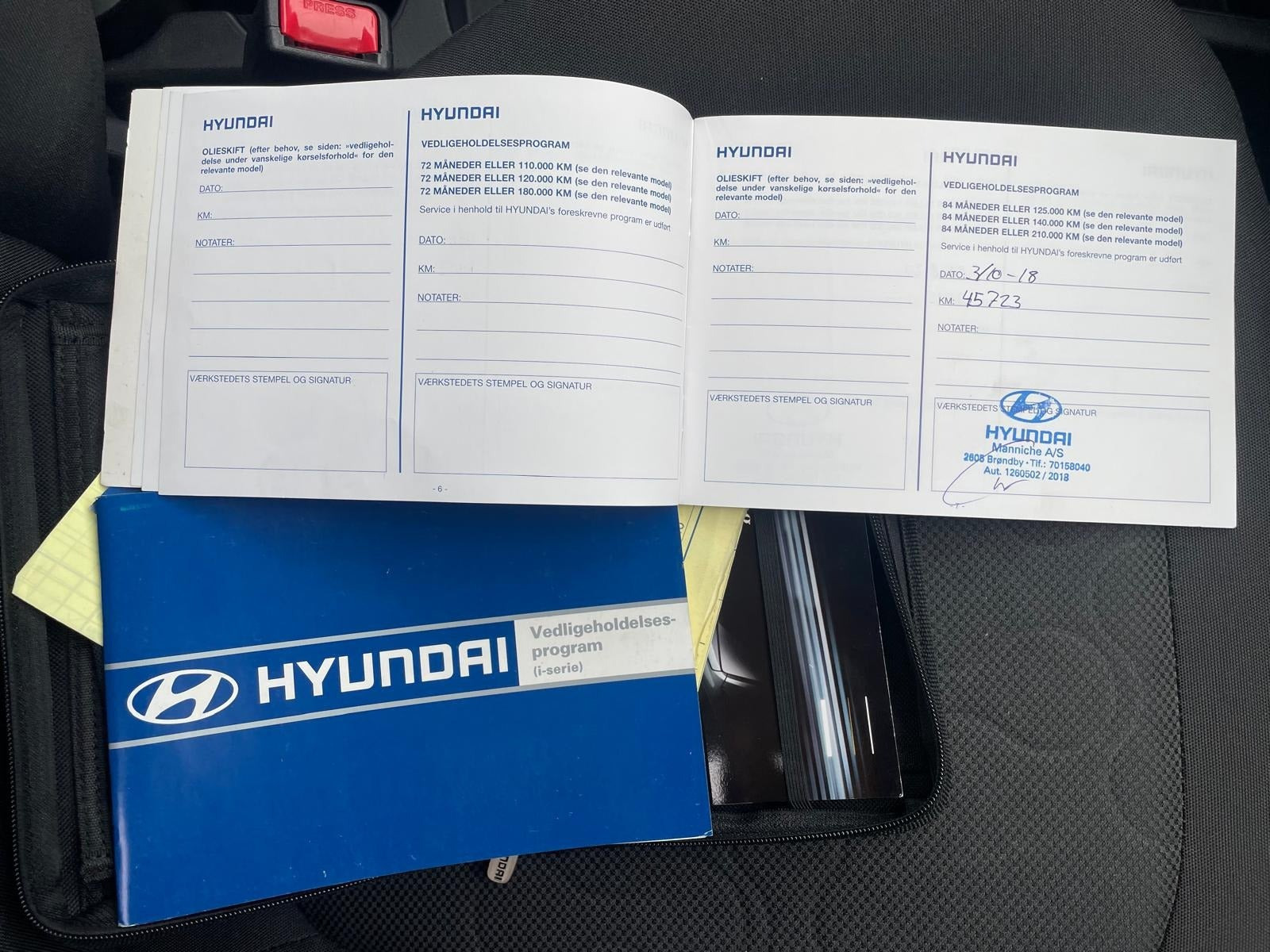 Grøn Hyundai i20 fra 2011
