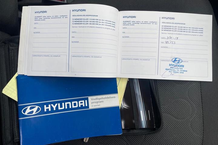 Grøn Hyundai i20 fra 2011