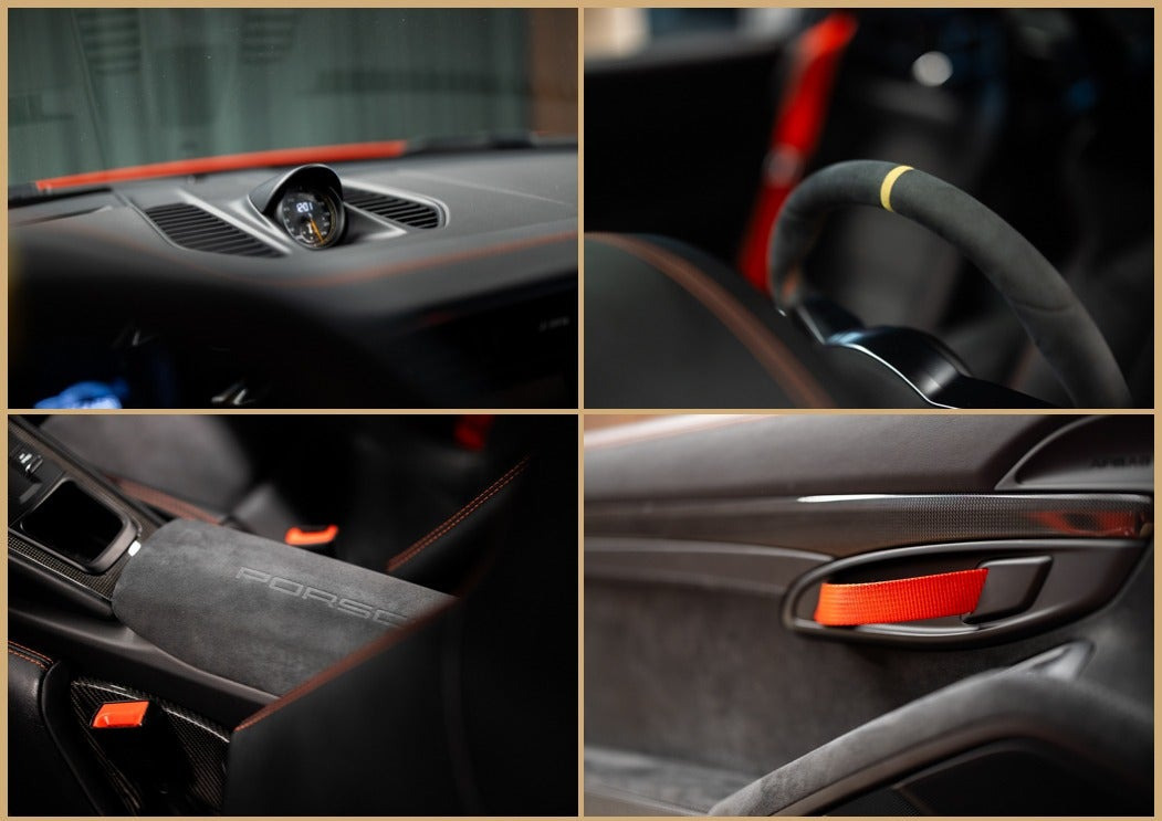 Orange Porsche 911 GT3 RS fra 2016