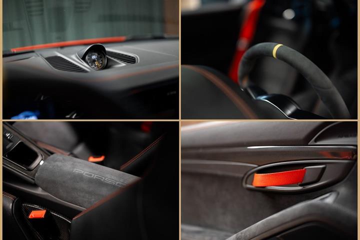 Orange Porsche 911 GT3 RS fra 2016