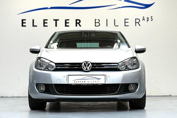 Sølv VW Golf VI fra 2011