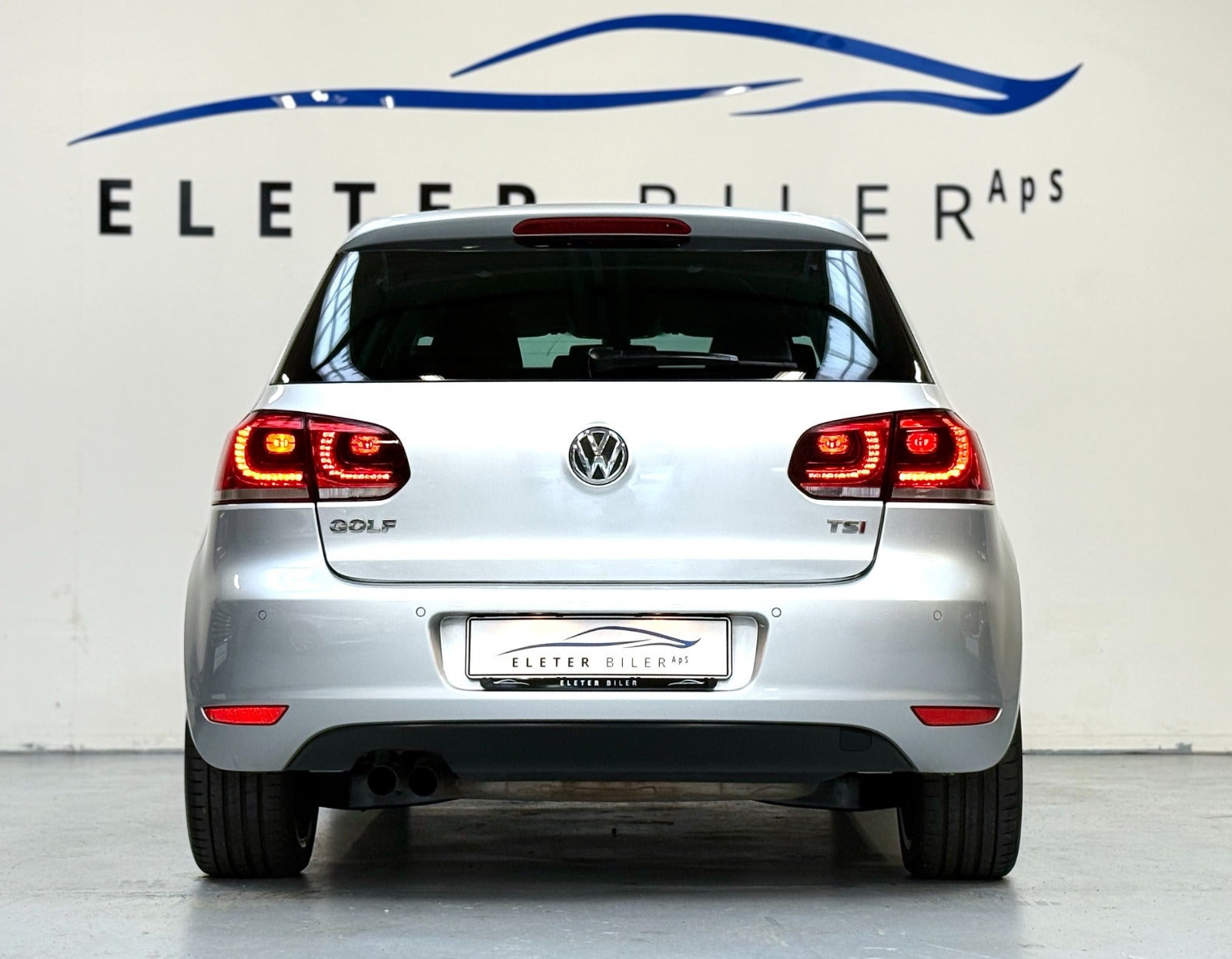 Sølv VW Golf VI fra 2011