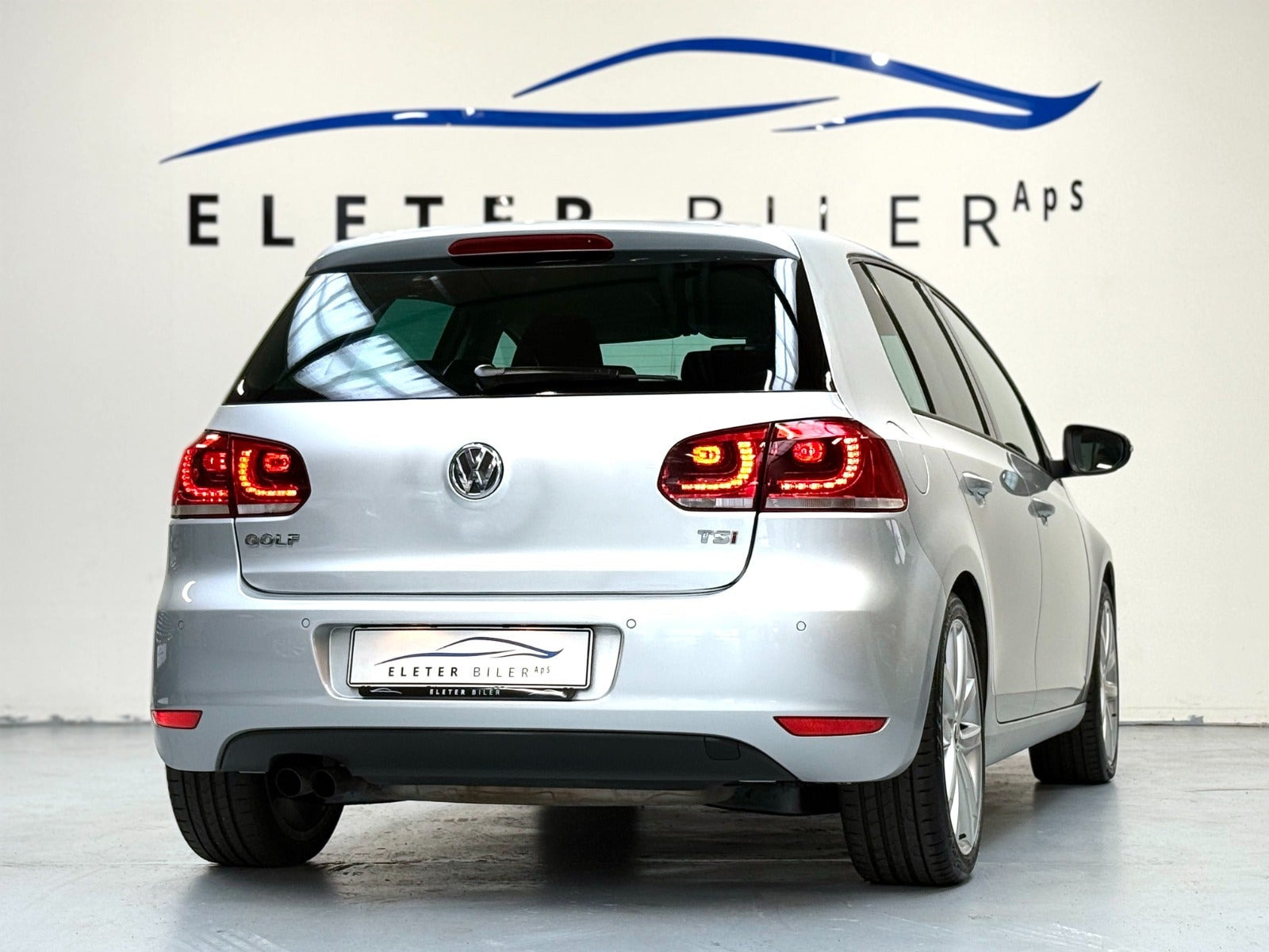 Sølv VW Golf VI fra 2011
