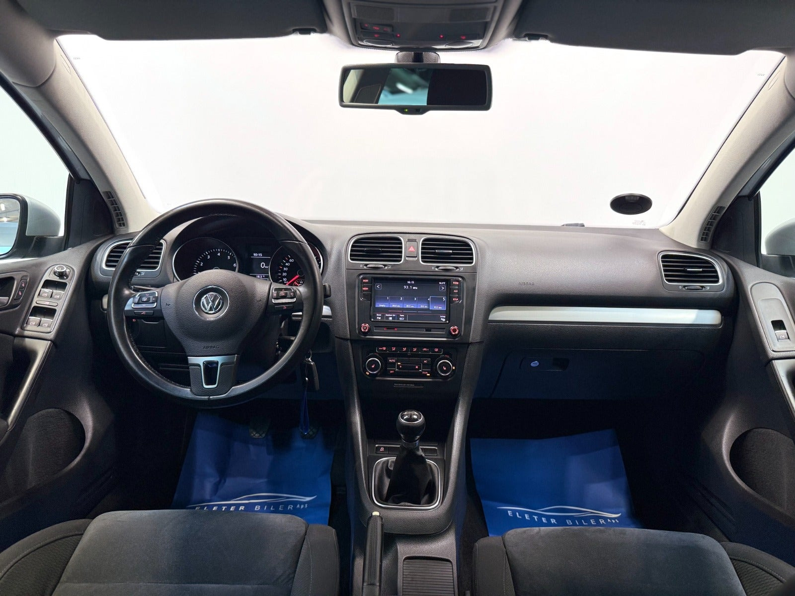 Sølv VW Golf VI fra 2011