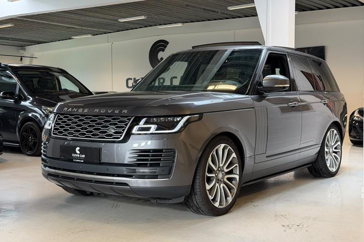 Grå Land Rover Range Rover fra 2018