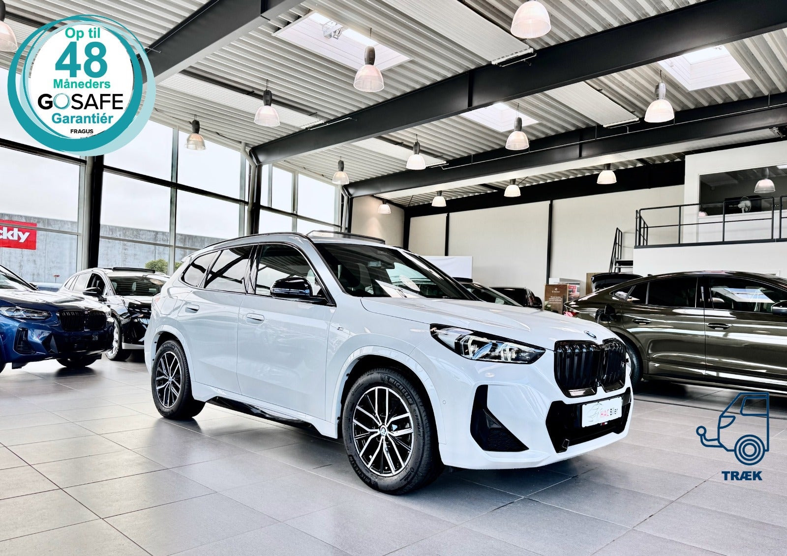 Hvid BMW iX1 fra 2023