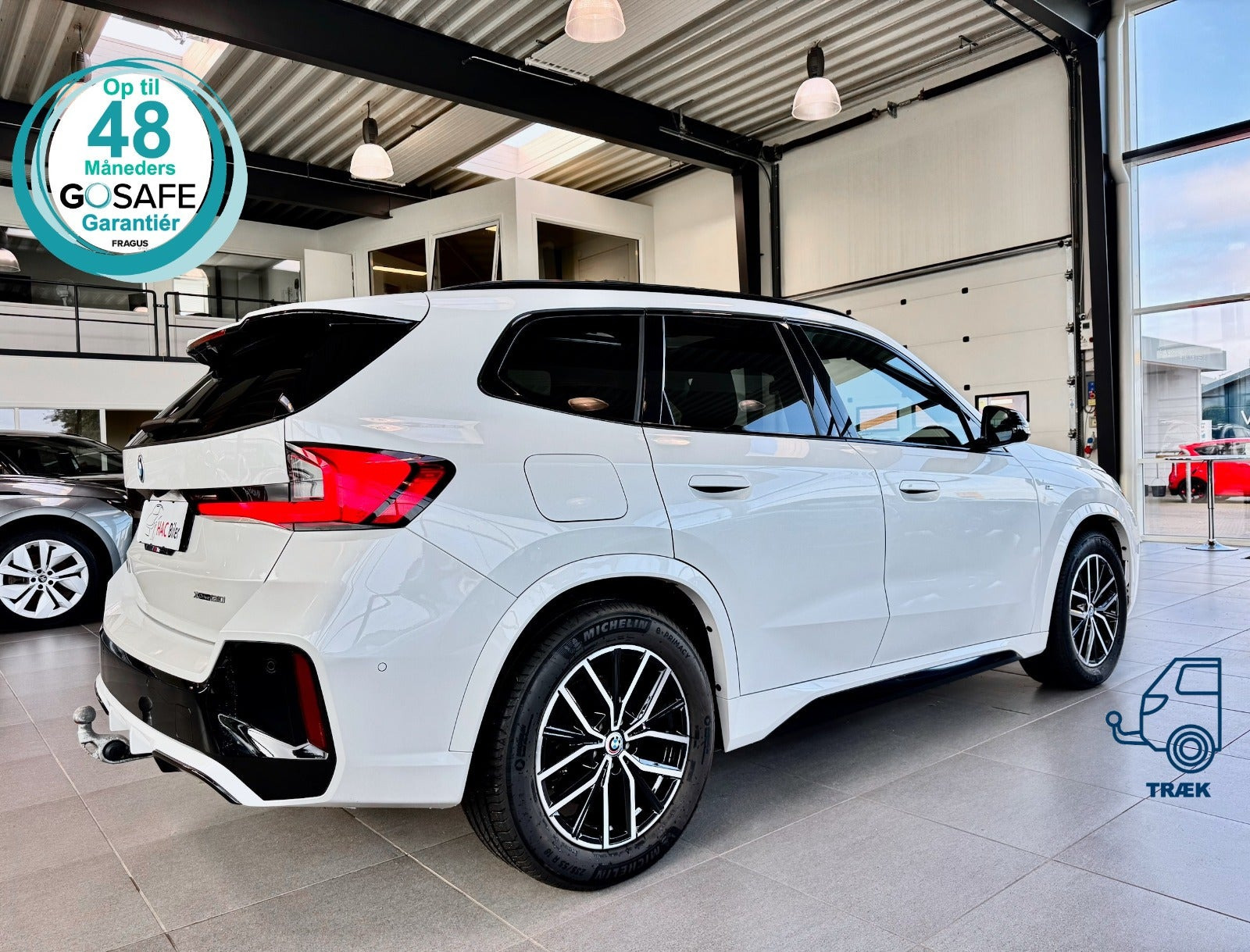Hvid BMW iX1 fra 2023