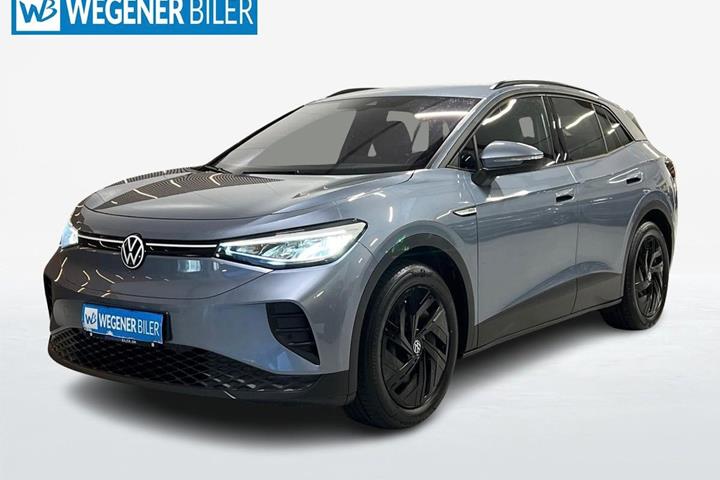 Blå VW ID.4 fra 2022 set udefra