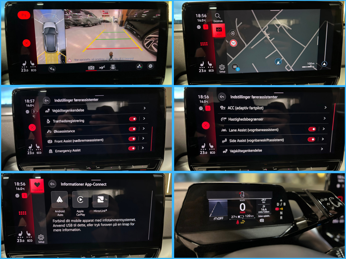Blå VW ID.4 fra 2022