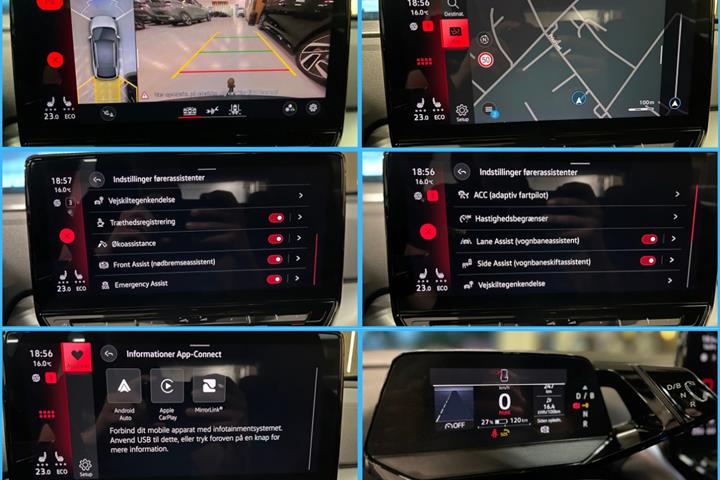 Blå VW ID.4 fra 2022