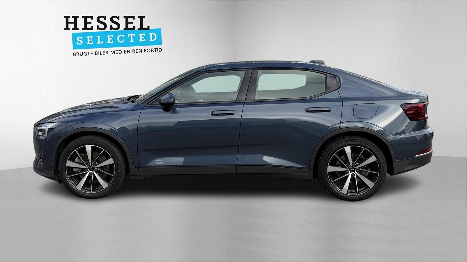 Blå Polestar 2 fra 2022
