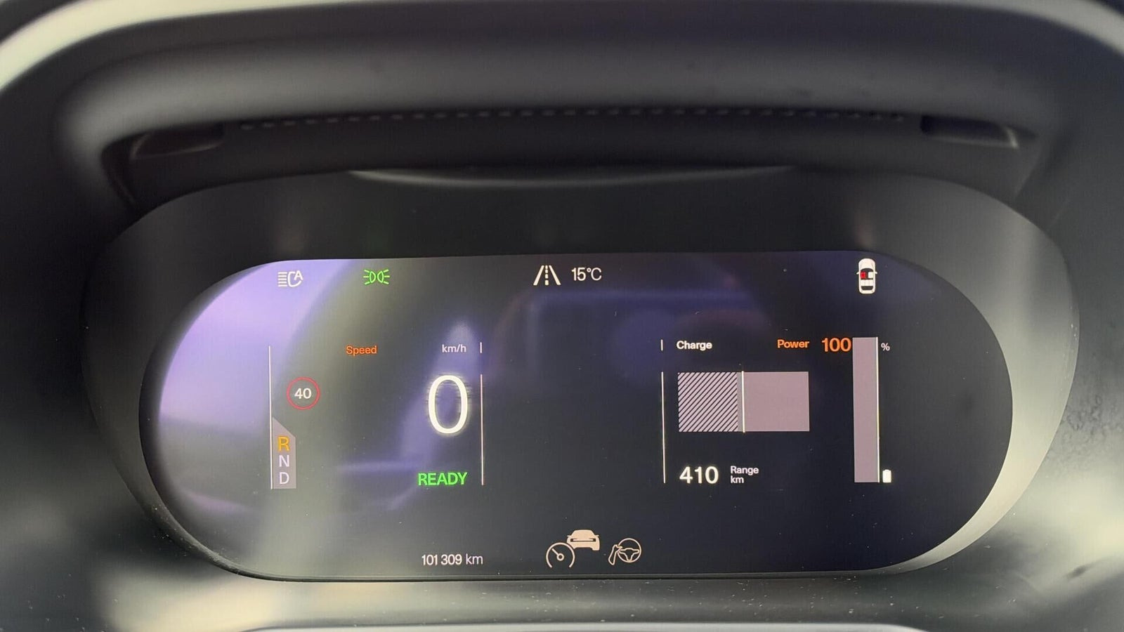 Blå Polestar 2 fra 2022