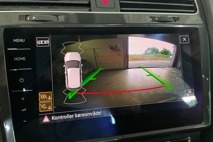 Sort VW e-Golf VII fra 2020