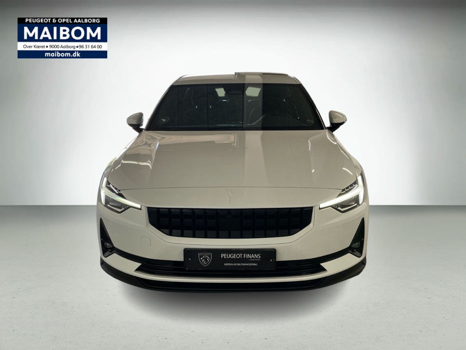 Hvid Polestar 2 fra 2021
