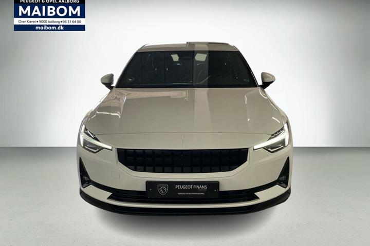 Hvid Polestar 2 fra 2021