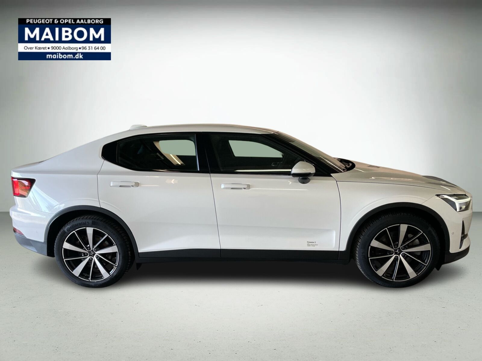 Hvid Polestar 2 fra 2021