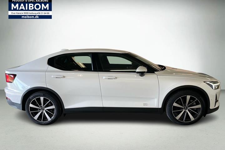 Hvid Polestar 2 fra 2021