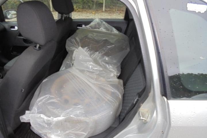 Sølv Ford Fiesta fra 2005