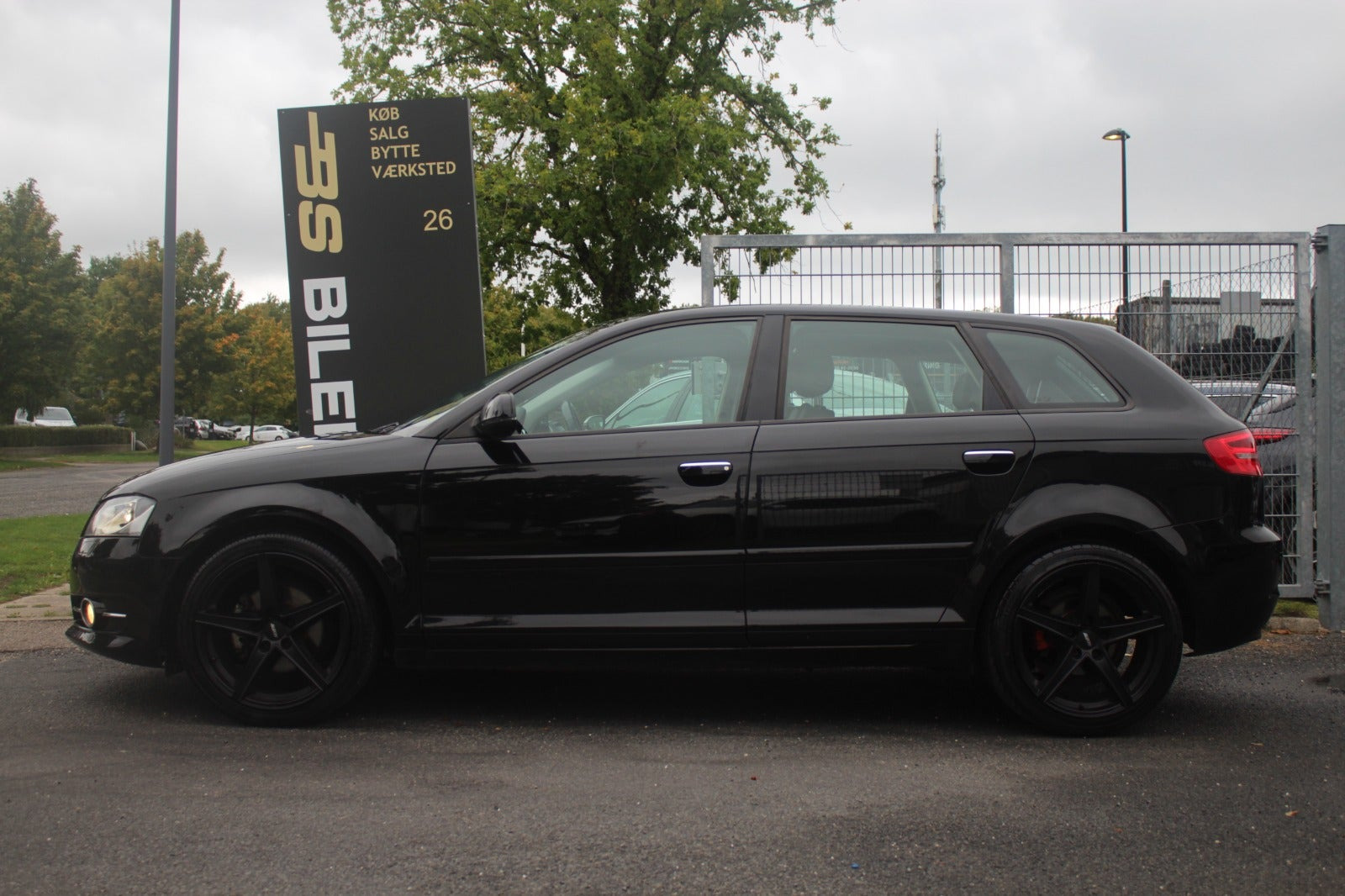 Sort Audi A3 fra 2013