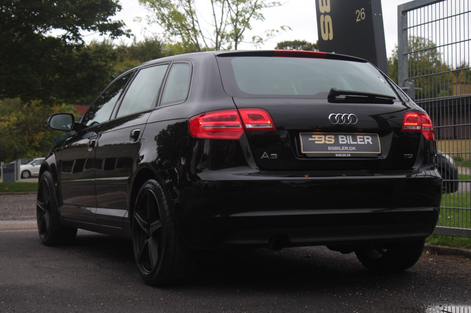 Sort Audi A3 fra 2013